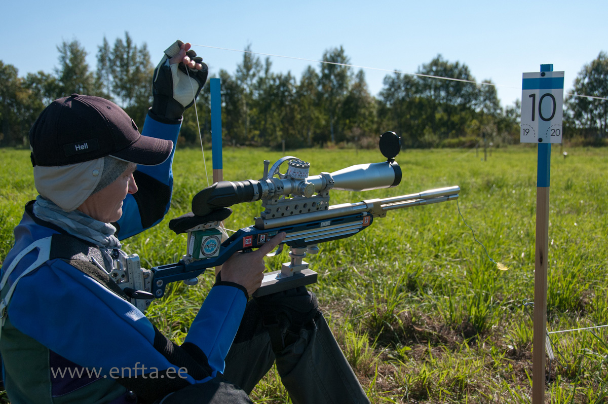 Heli Jalakas fishing on Lane 10